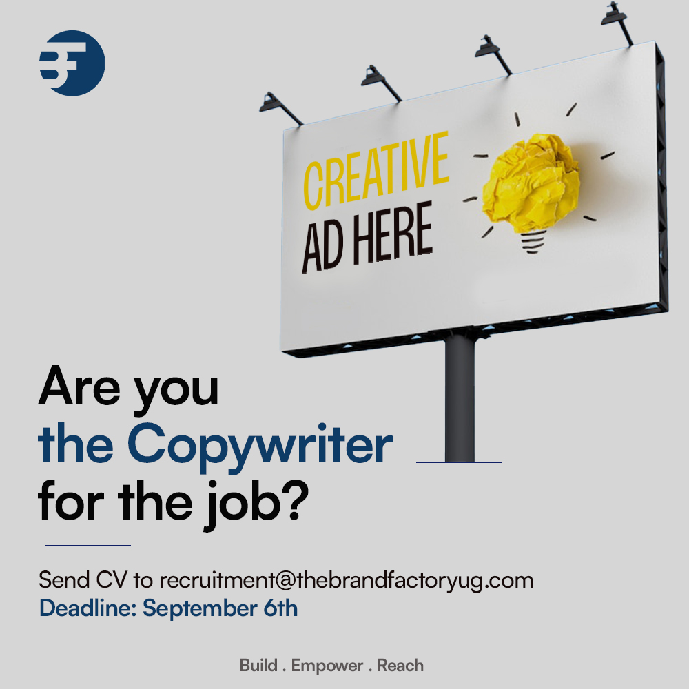 Copywriter — The Brand Factory Uganda